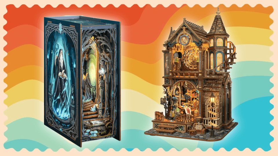 These Fantasy Book Nooks Are a Magical Addition to Your Mixed Media Library