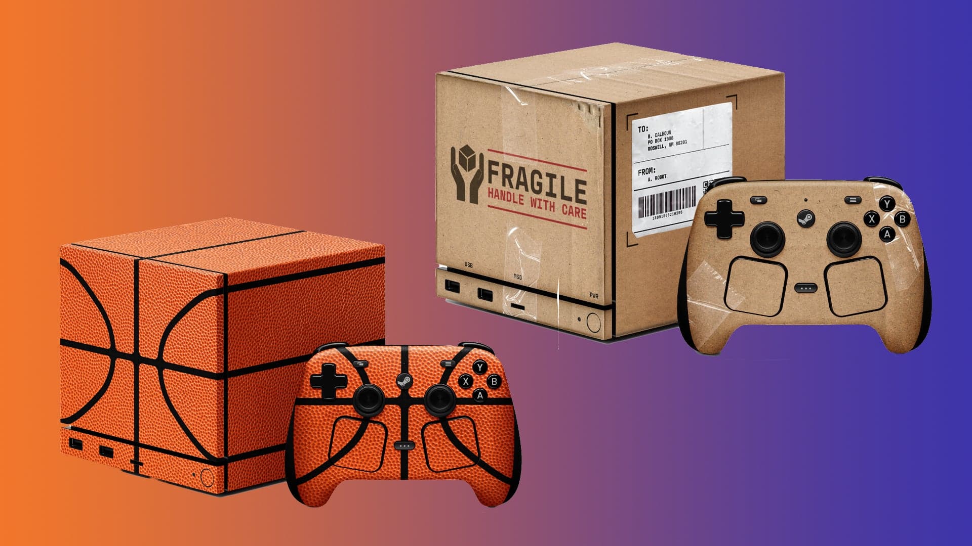 Dbrand's Steam Machine Wraps Are Here