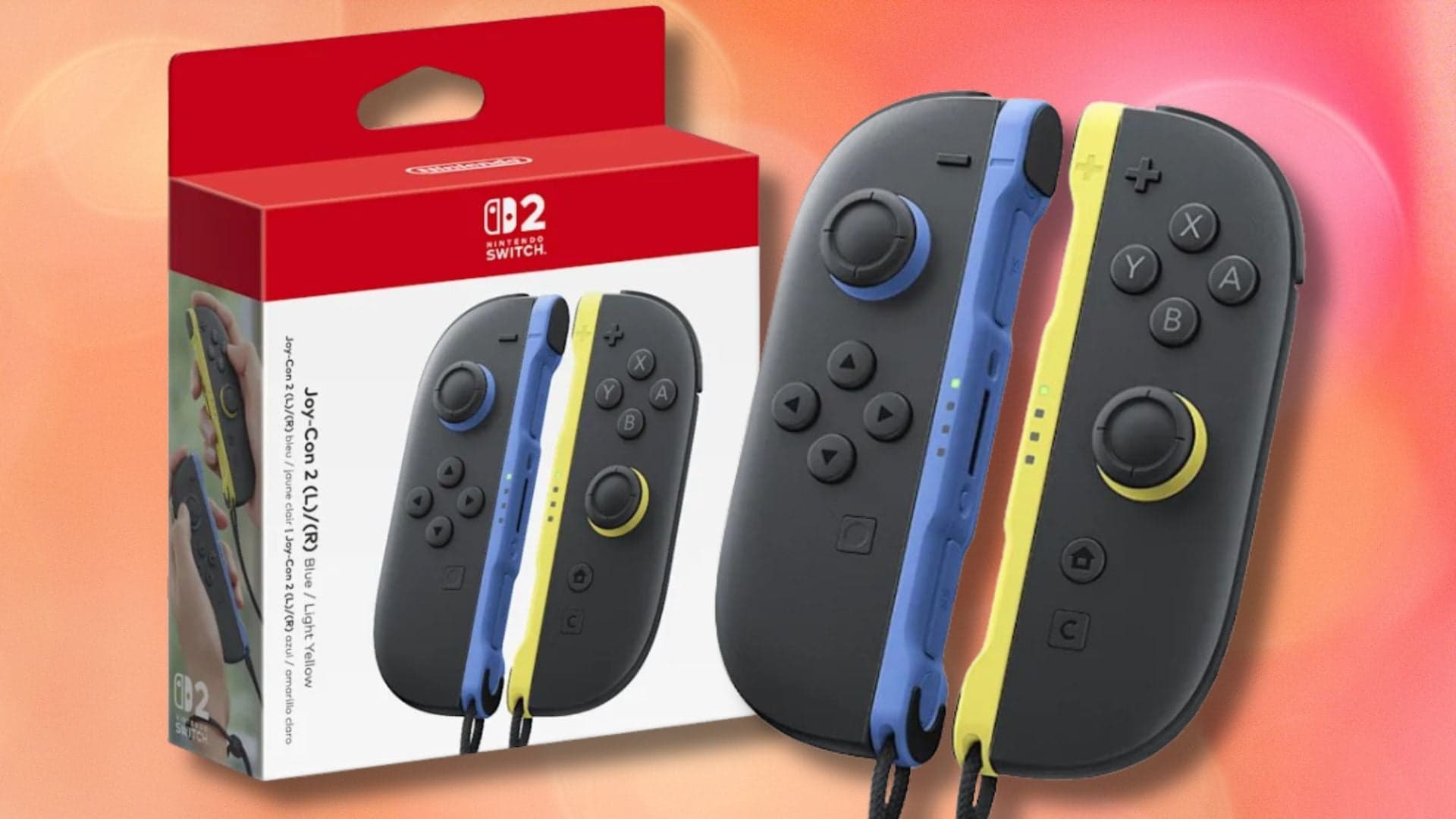 New Blue and Yellow Joy-Con 2 Are Now Available