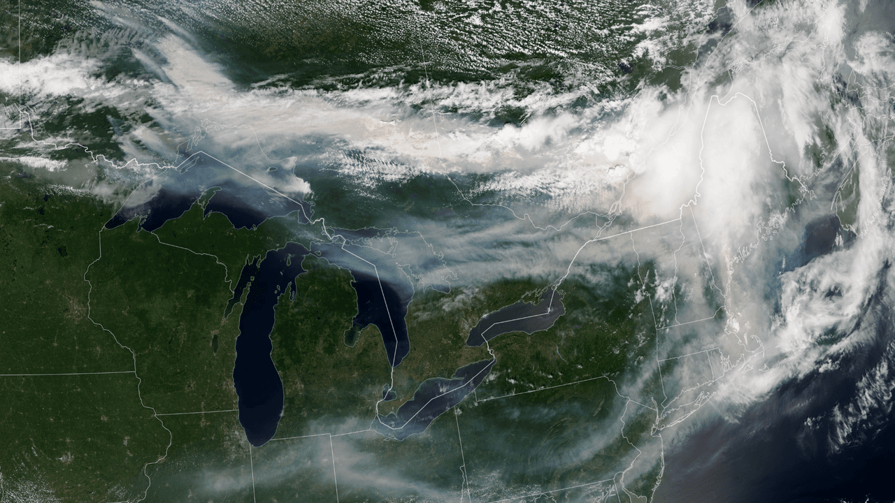 Smoke from devastating Canada wildfires visible from space | Space photo of the day for July 17, 2026