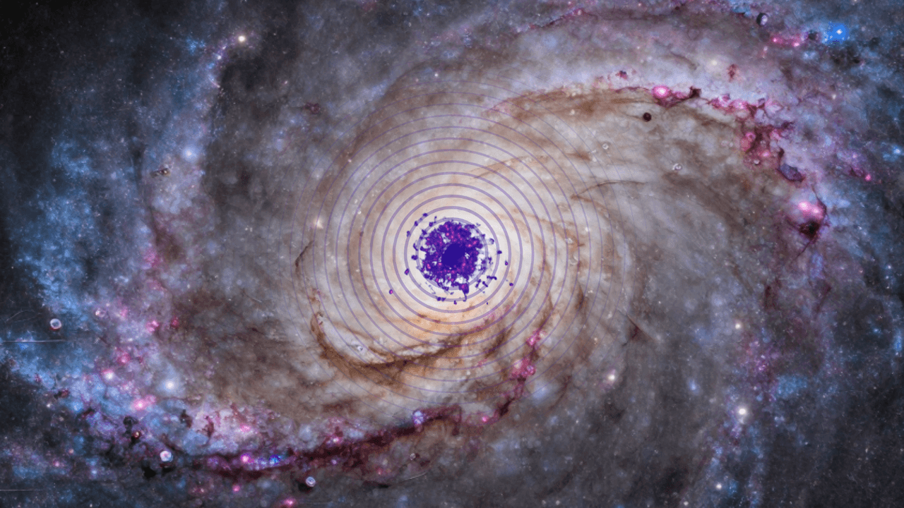 A mysterious gamma-ray stream comes from the Milky Way's center. Could dark matter have something to do with it?