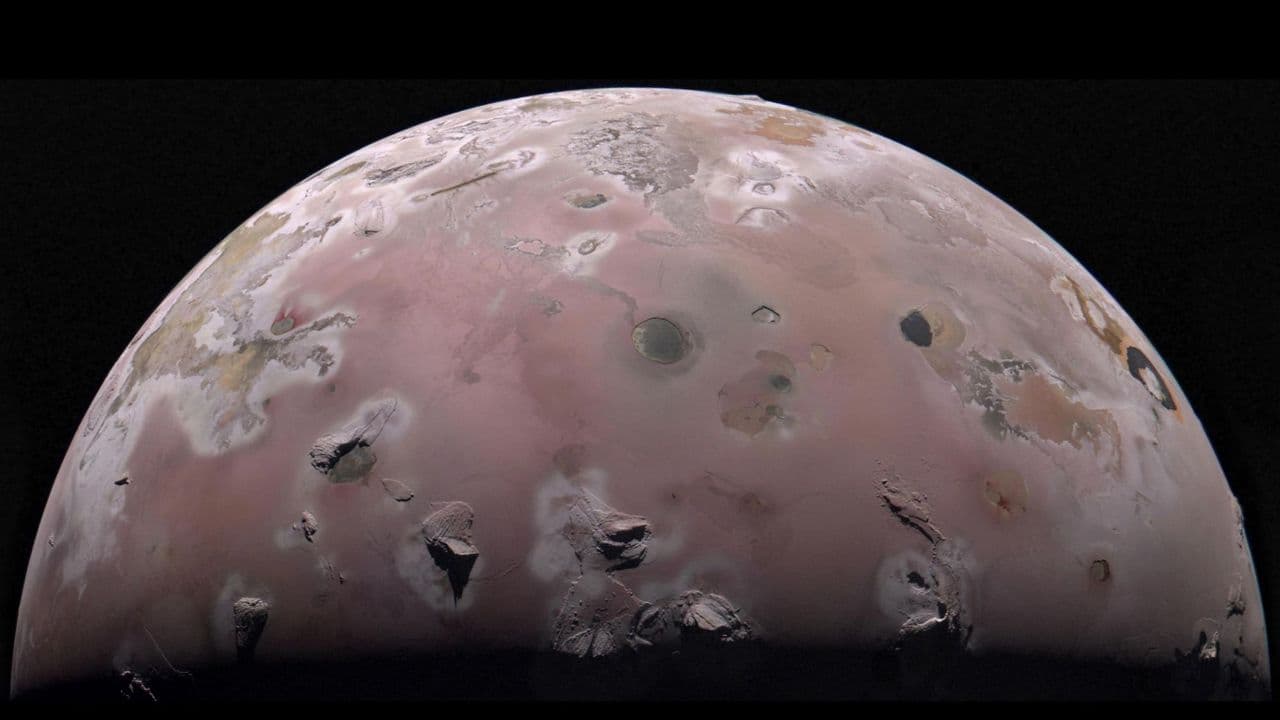What lurks beneath the volcanoes of Jupiter's moon Io? NASA's Juno probe just took a peek