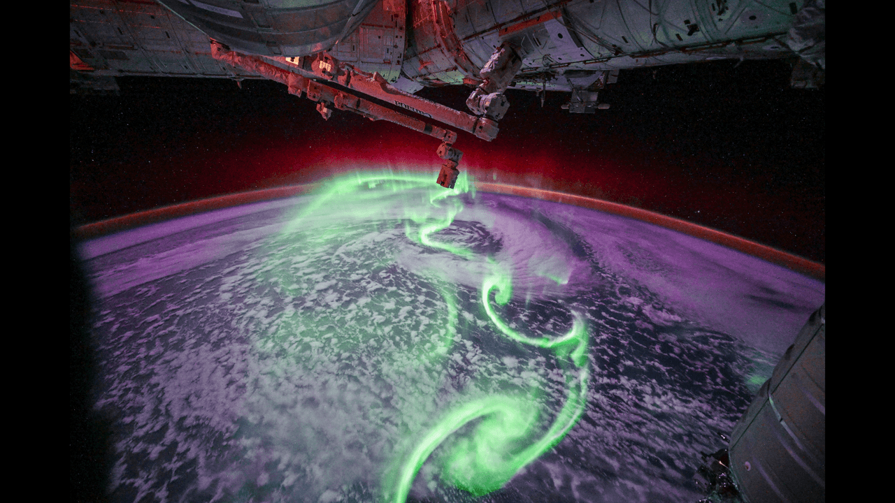 Neon green auroras from space will take your breath away | Space photo of the day for June 26, 2026