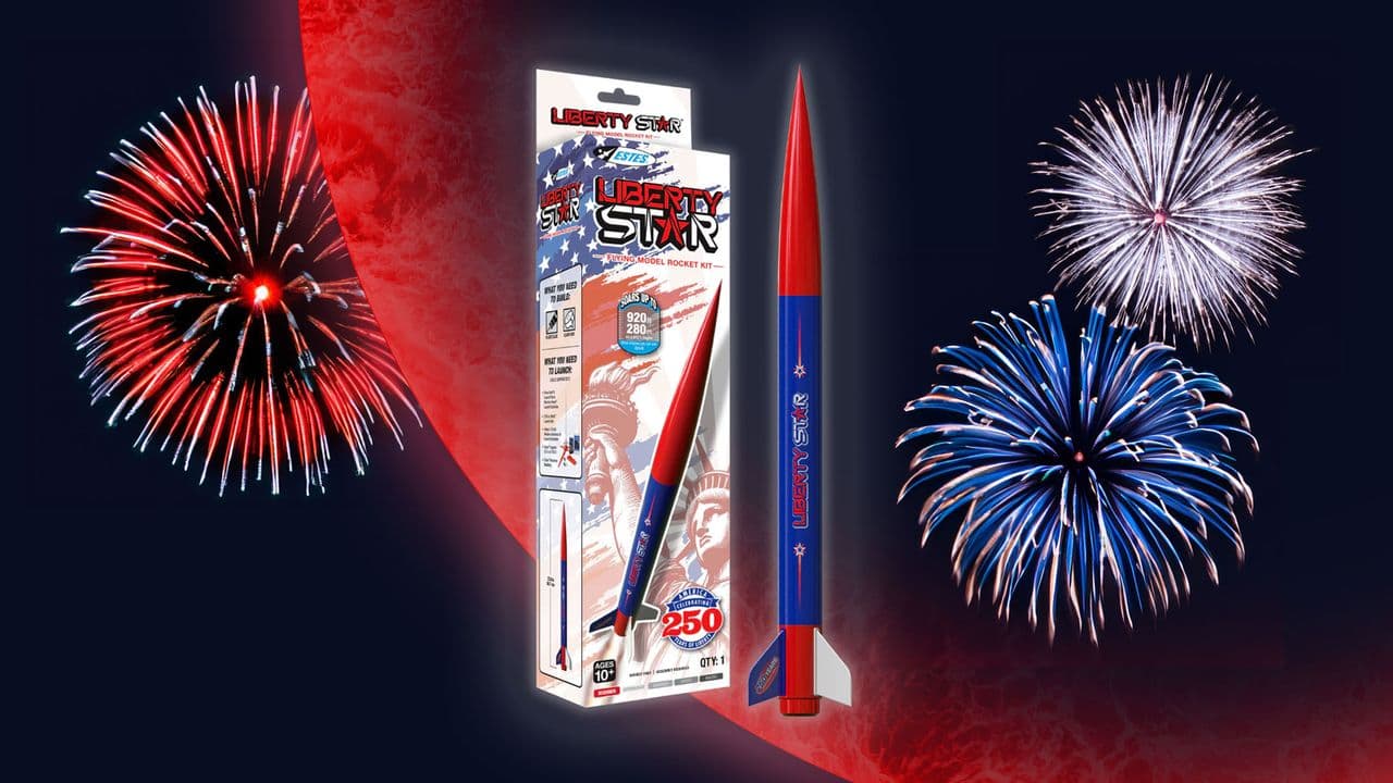 Celebrate 250 years of America with the Estes Liberty Star model rocket