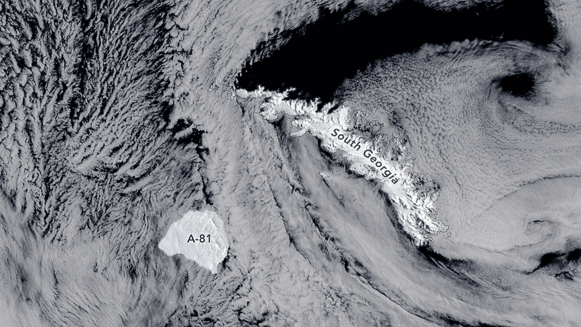 Satellites watch an escaping Antarctic iceberg | Space photo of the day for Oct. 28, 2026