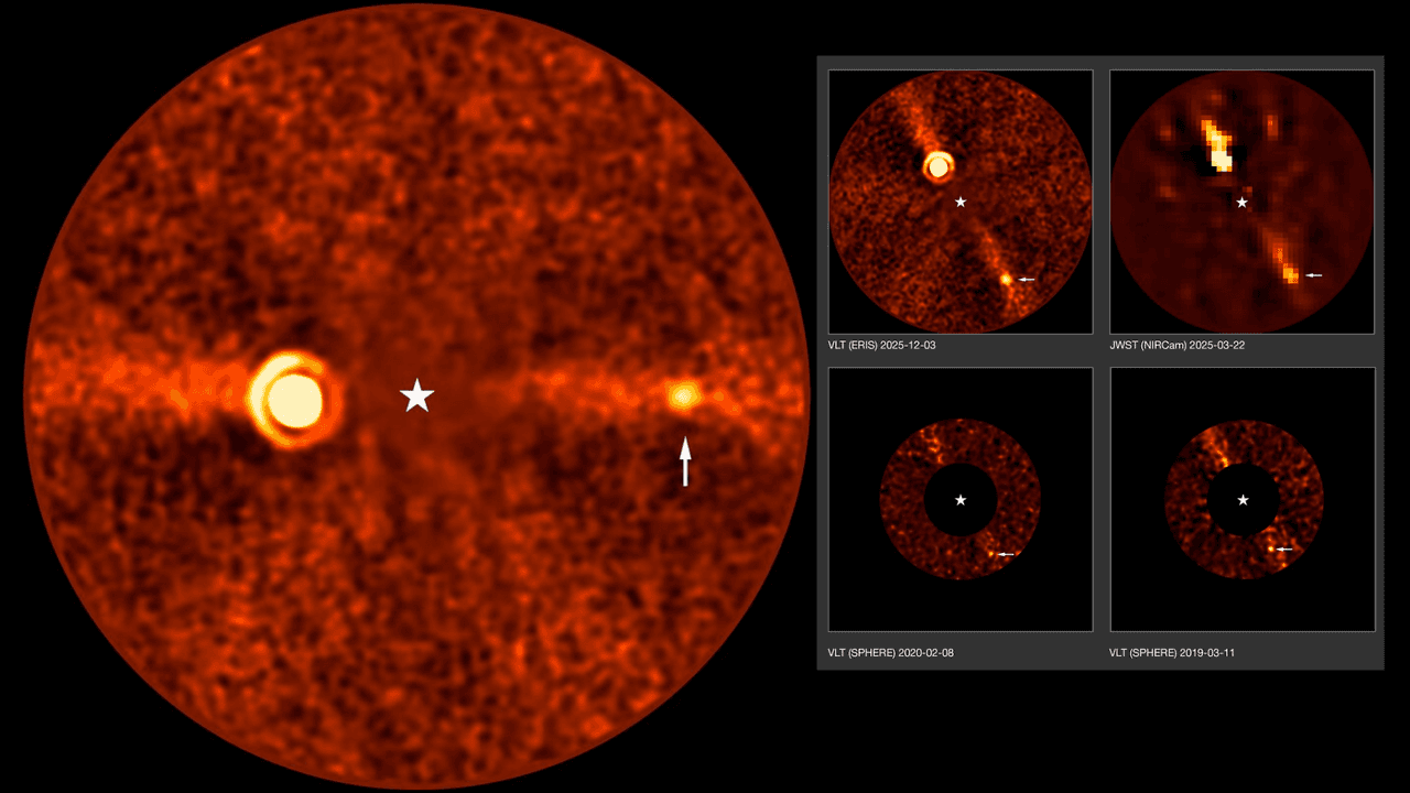 'Found you!' Astronomers spot faintest exoplanet ever seen from Earth after a decade of hide-and-seek