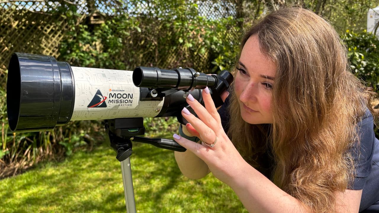 Our expert thinks this portable Celestron telescope will delight beginners and younger stargazers
