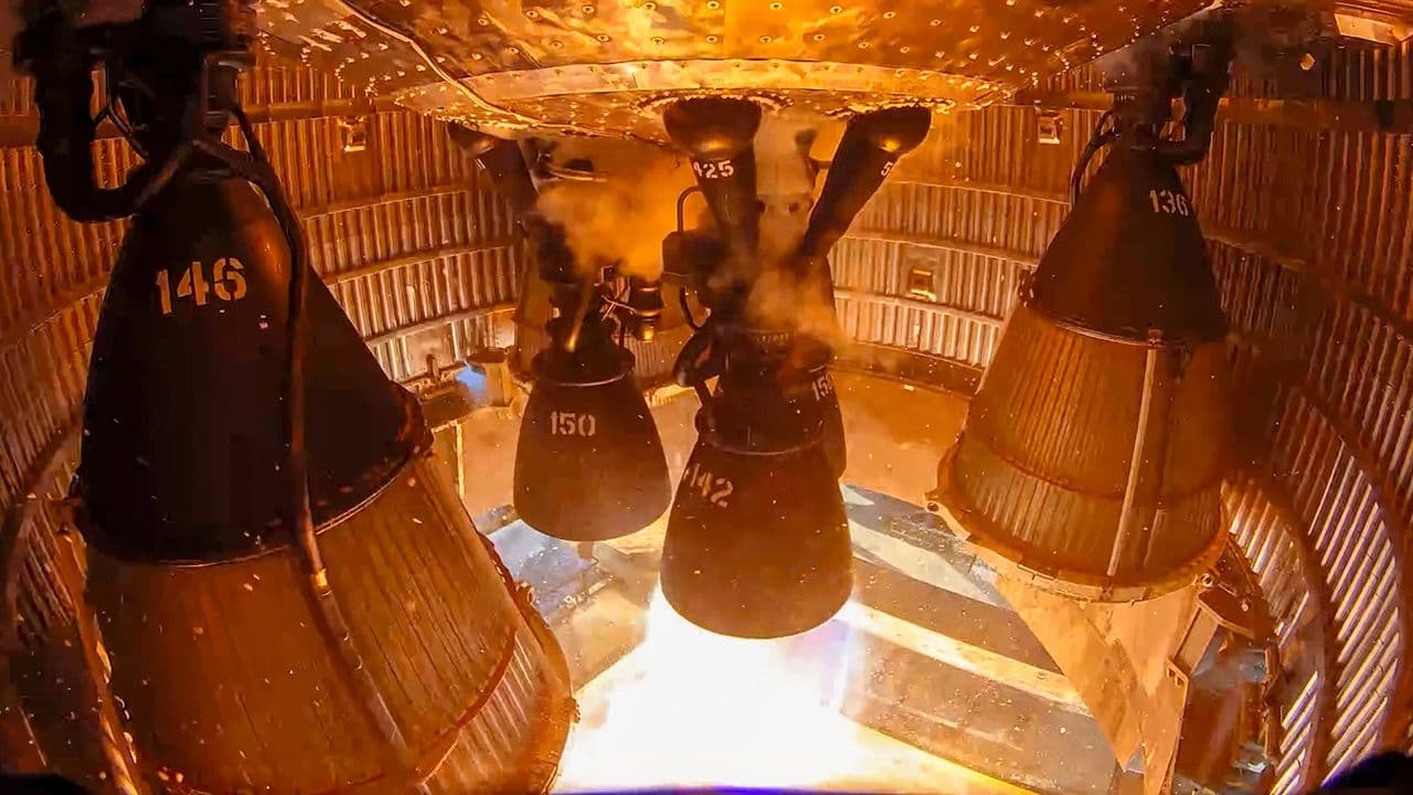 SpaceX's next Starship breathes fire for 1st time in prelaunch test (video)