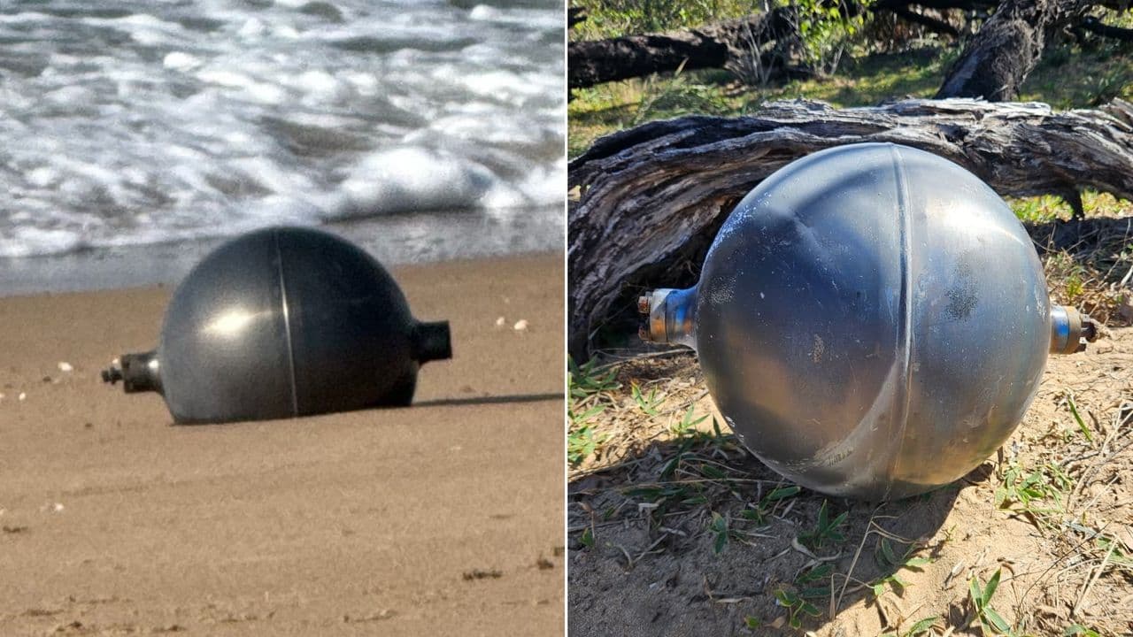 Unidentified metal spheres found on Australian beach are 'debris from a foreign rocket body', space agency says
