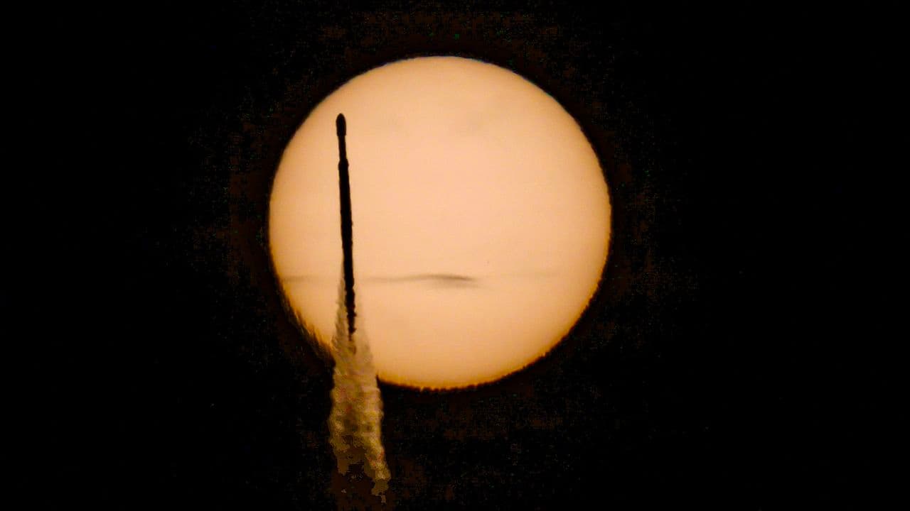 'No guts, no glory': How I captured NASA's Roman Space Telescope cross the sun on a picture-perfect SpaceX Falcon Heavy launch