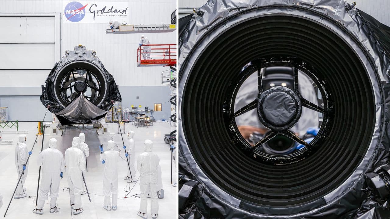 'The mirror passed with flying colors': NASA just took its last look at the Nancy Grace Roman Space Telescope before launch