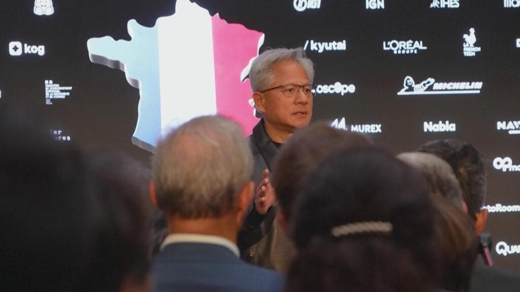 Nvidia's Huang announces new investments in French tech sector