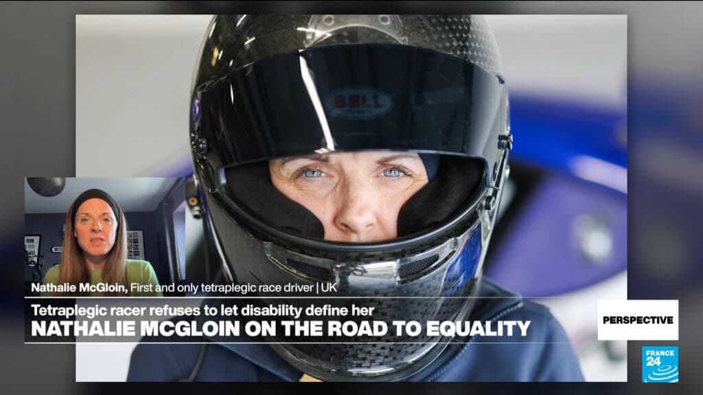 World's only female tetraplegic racing driver on 'making the most' of what she's got