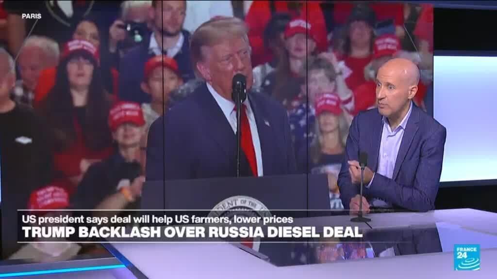 Trump’s use of Russian diesel fuel, at Ukraine’s expense, sparks controversy in the US