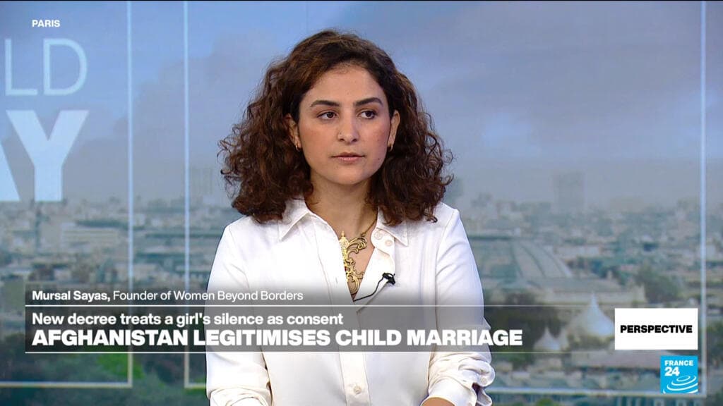 Writer and journalist Mursal Sayas on Afghanistan's child marriage epidemic
