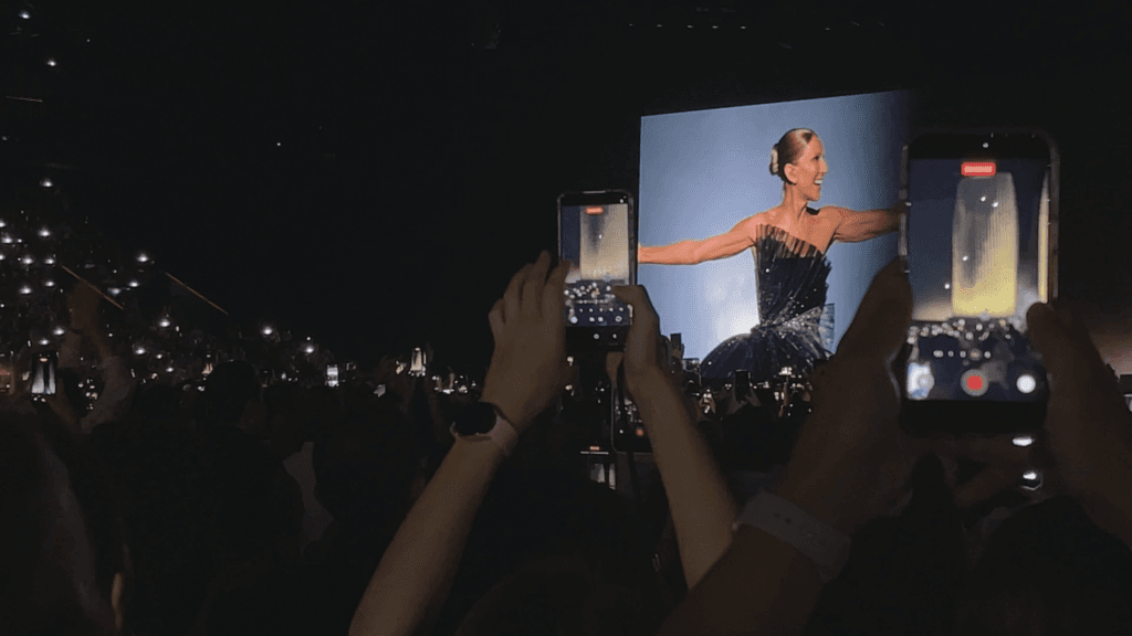 Behind the scenes of Céline Dion's high-tech comeback
