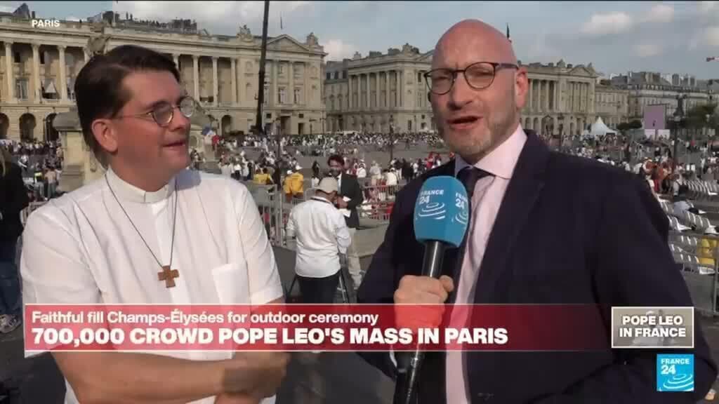 Leo XIV in France: 700,000 crowd attend Pope mass in central Paris