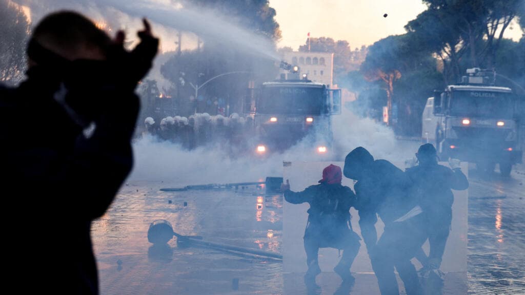 Albania protests turn violent as protestors demand PM Rama's resignation