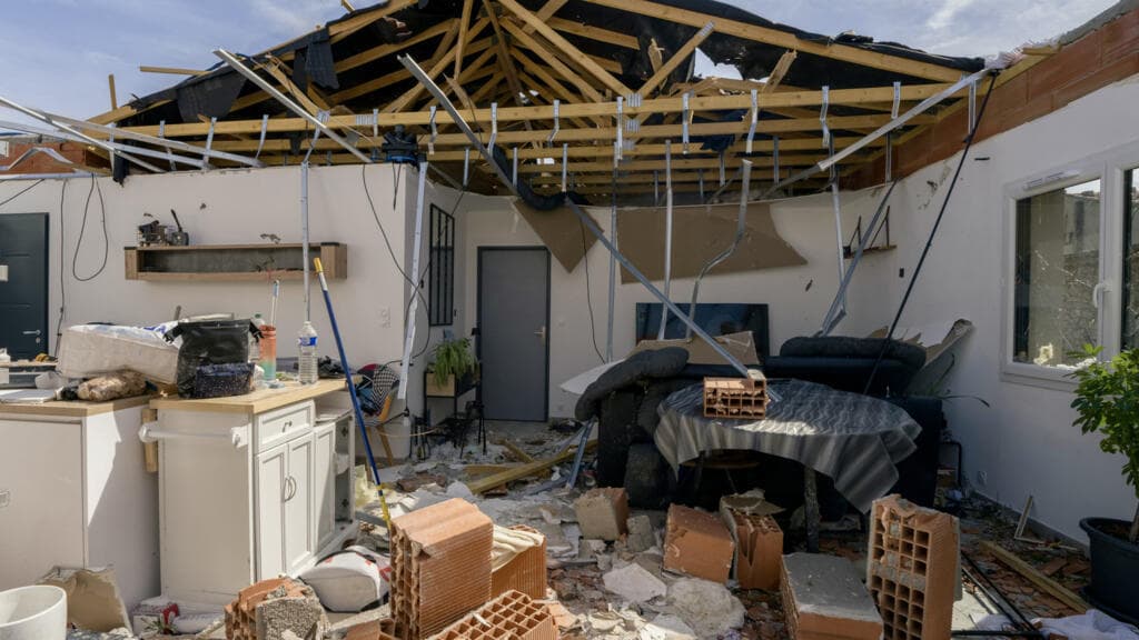 'Wartime situation': tornado ravages French village
