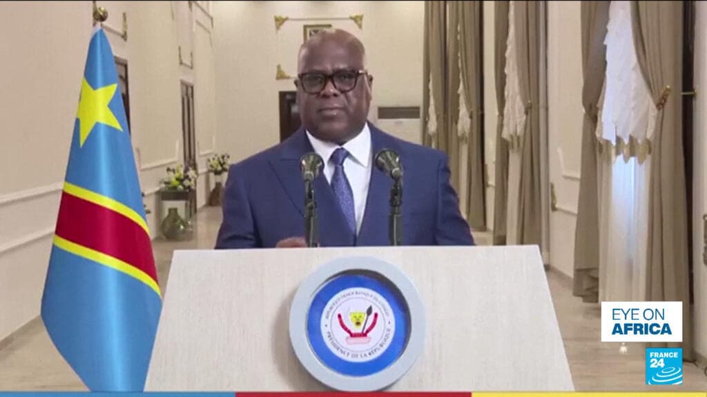 DRC President Tshisekedi calls for national dialogue excluding M23 rebels