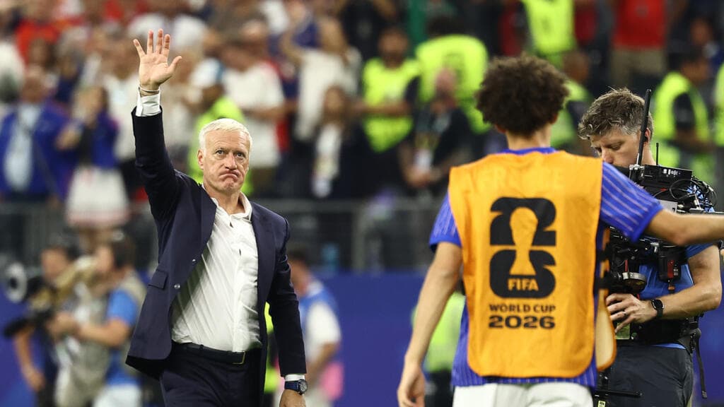 Deschamps says France 'devastated' by defeat, questions referee