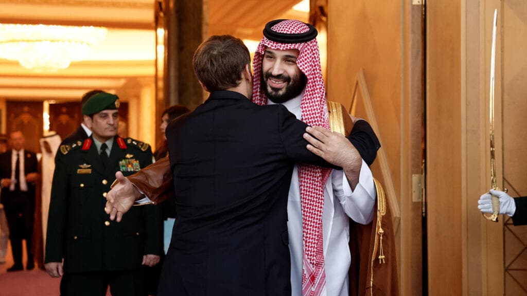 French President Macron lands in Saudi Arabia on surprise 'solidarity' visit