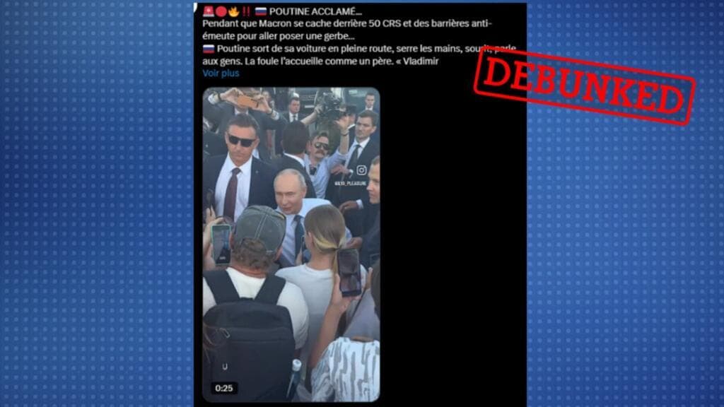 Does Putin travel without security?