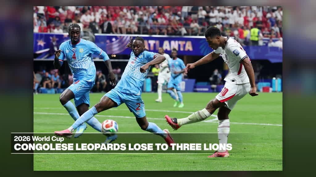 Congolese Leopards lose to Three Lions