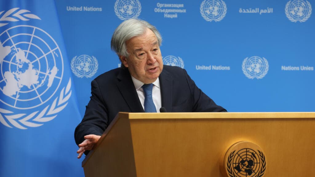 Guterres arrives in Syria for first UN secretary-general visit since before civil war