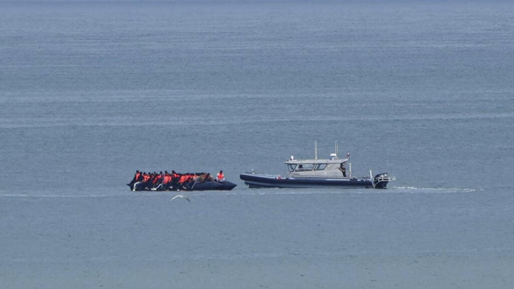 157 migrants rescued after boat catches fire during Channel crossing