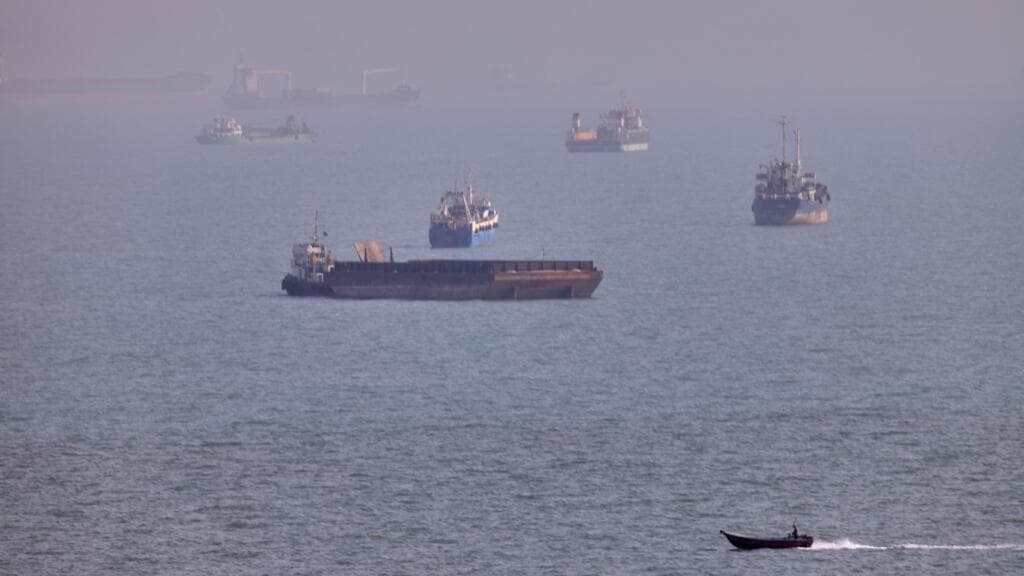 Middle East live: US military strikes ship violating blockade of Iranian ports