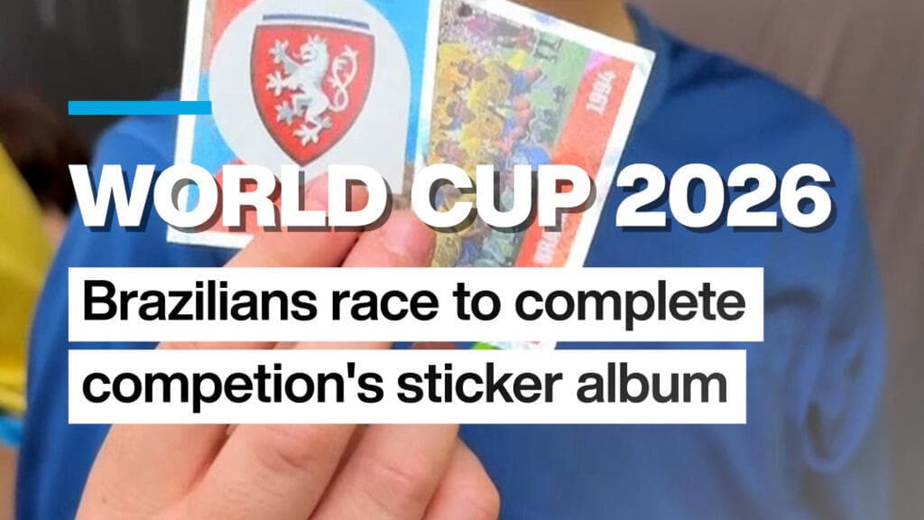 World Cup 2026: Brazilians race to complete competition's sticker album