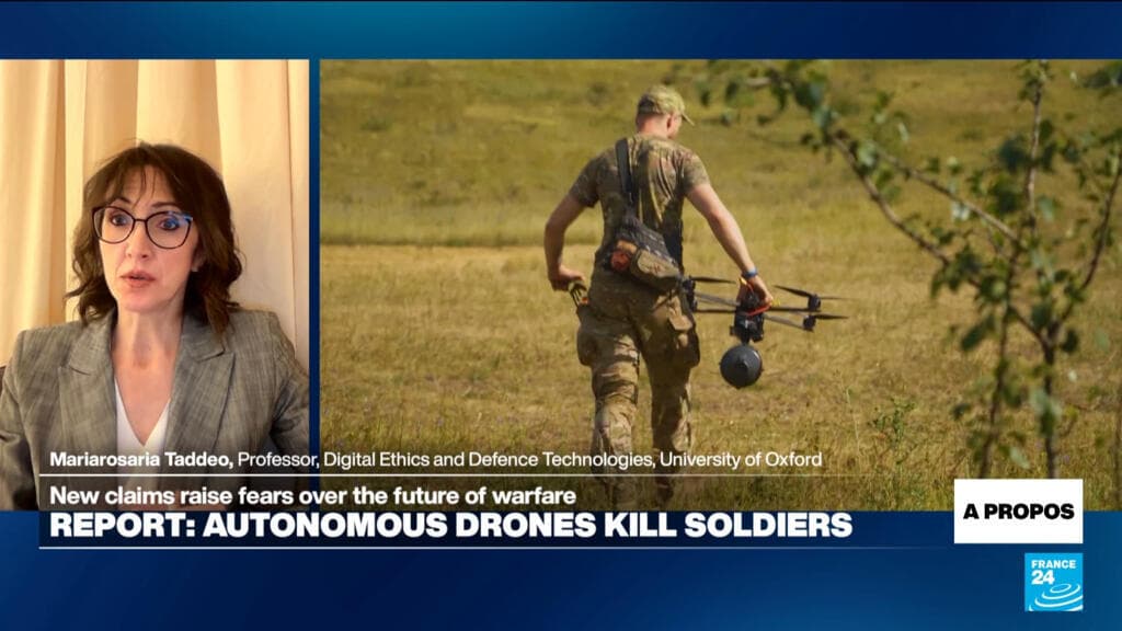 'Civilians will be put in harm's way' expert warns as first autonomous drone kill revealed