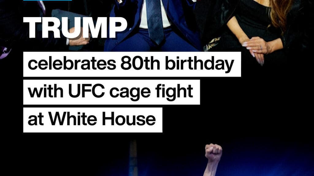#Trump celebrates 80th birthday with #UFC fight at #WhiteHouse
