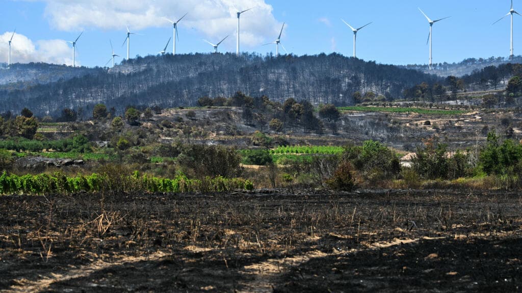 Firefighters battle blazes scorching southern France after record heatwave