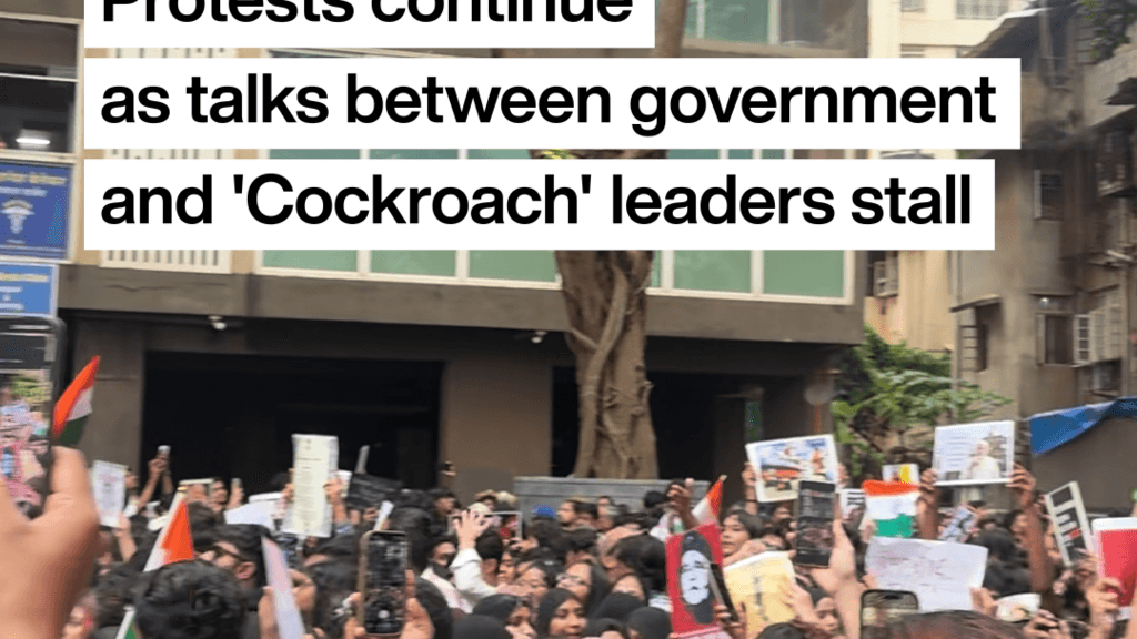 Protests grow as Cockroach Janta Party says talks with government stall