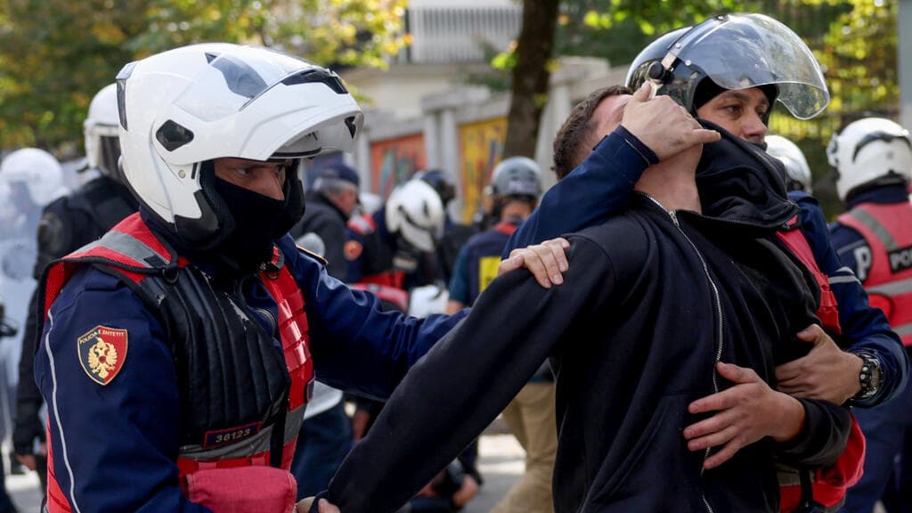 Student protests spread in Albania as demonstrators call for PM resignation