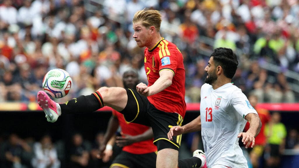 World Cup 2026: Ten-man Belgium held to goalless draw by Iran