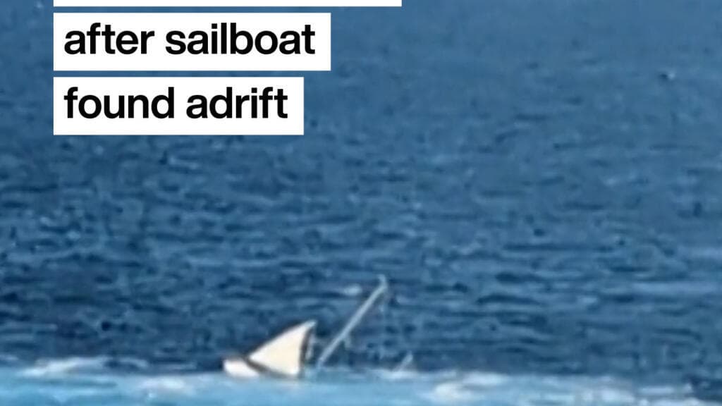 Search launched after sailboat found adrift off French island