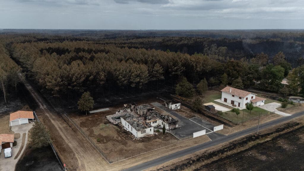 French police look to avoid burglaries in evacuated areas as firefighting continues