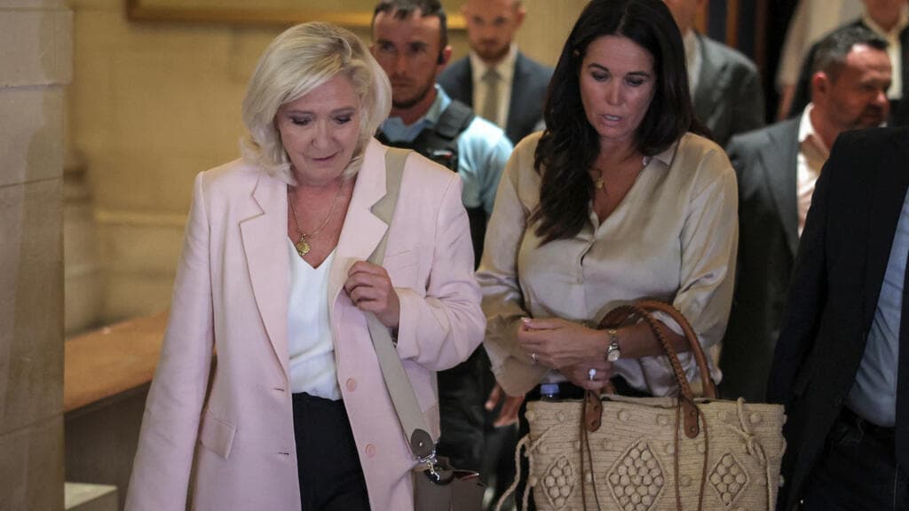 'The party of white-collar crime': French MPs react to Le Pen's conviction