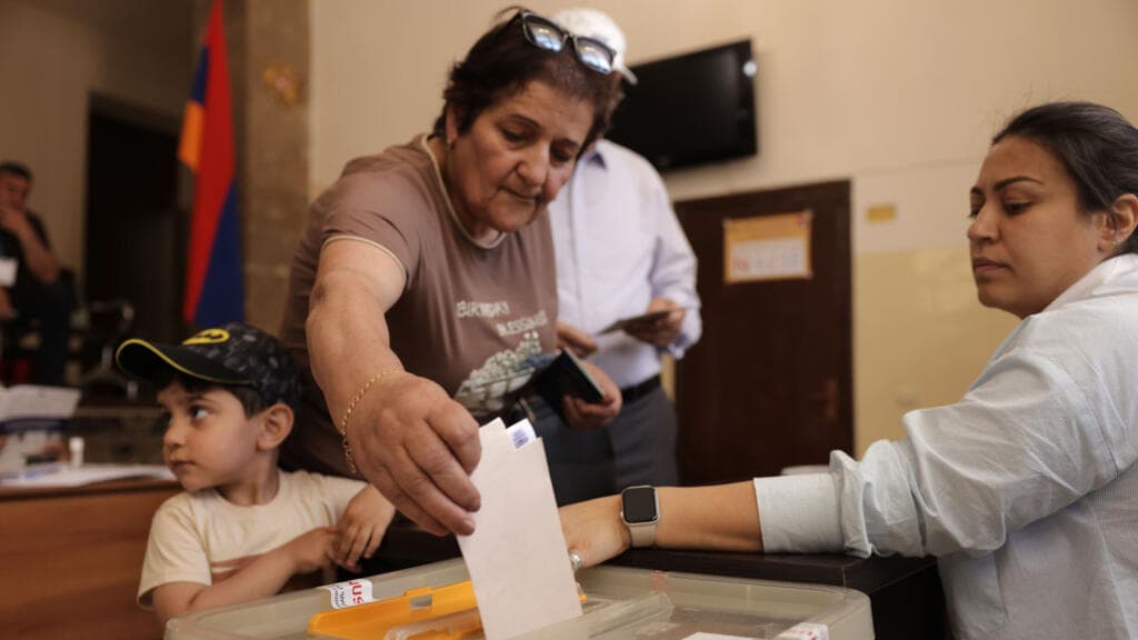 Armenian election largely seen as 'national referendum on country's direction'