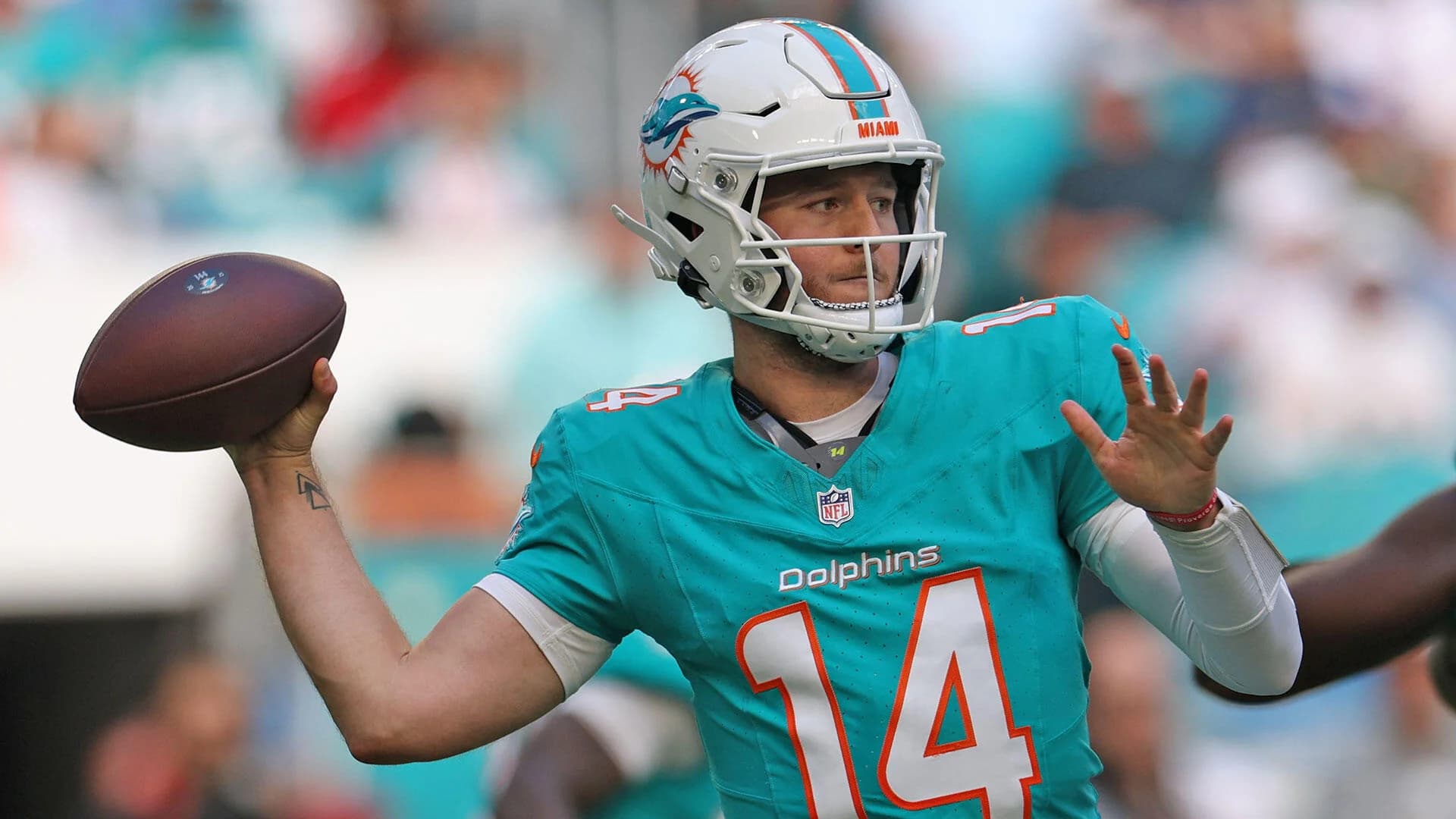 Dolphins trade QB Quinn Ewers to Jaguars in swap of future draft picks, per report
