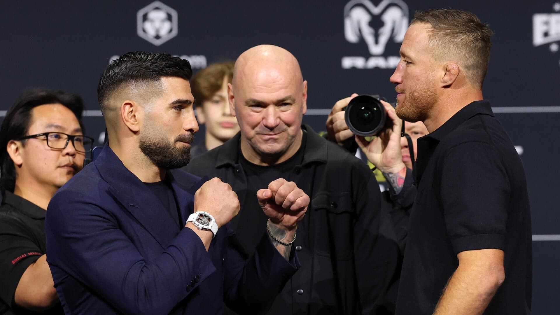 Ilia Topuria responds to Justin Gaethje's father calling him 'little short guy' ahead of UFC Freedom 250