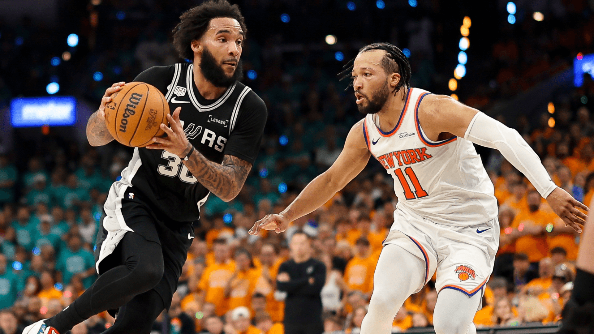 Jalen Brunson's defense looked good in NBA Finals Game 1, but the Spurs need to hunt him more in Game 2