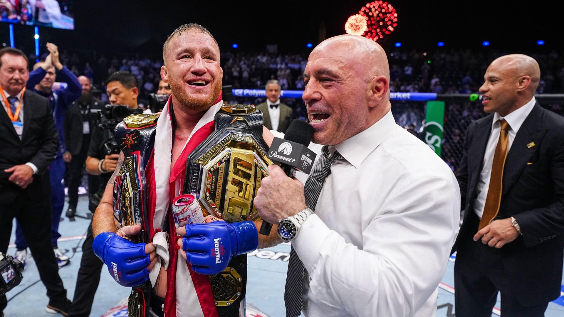UFC White House post-fight bonuses: Justin Gaethje cashes in for $825,000 after claiming world title