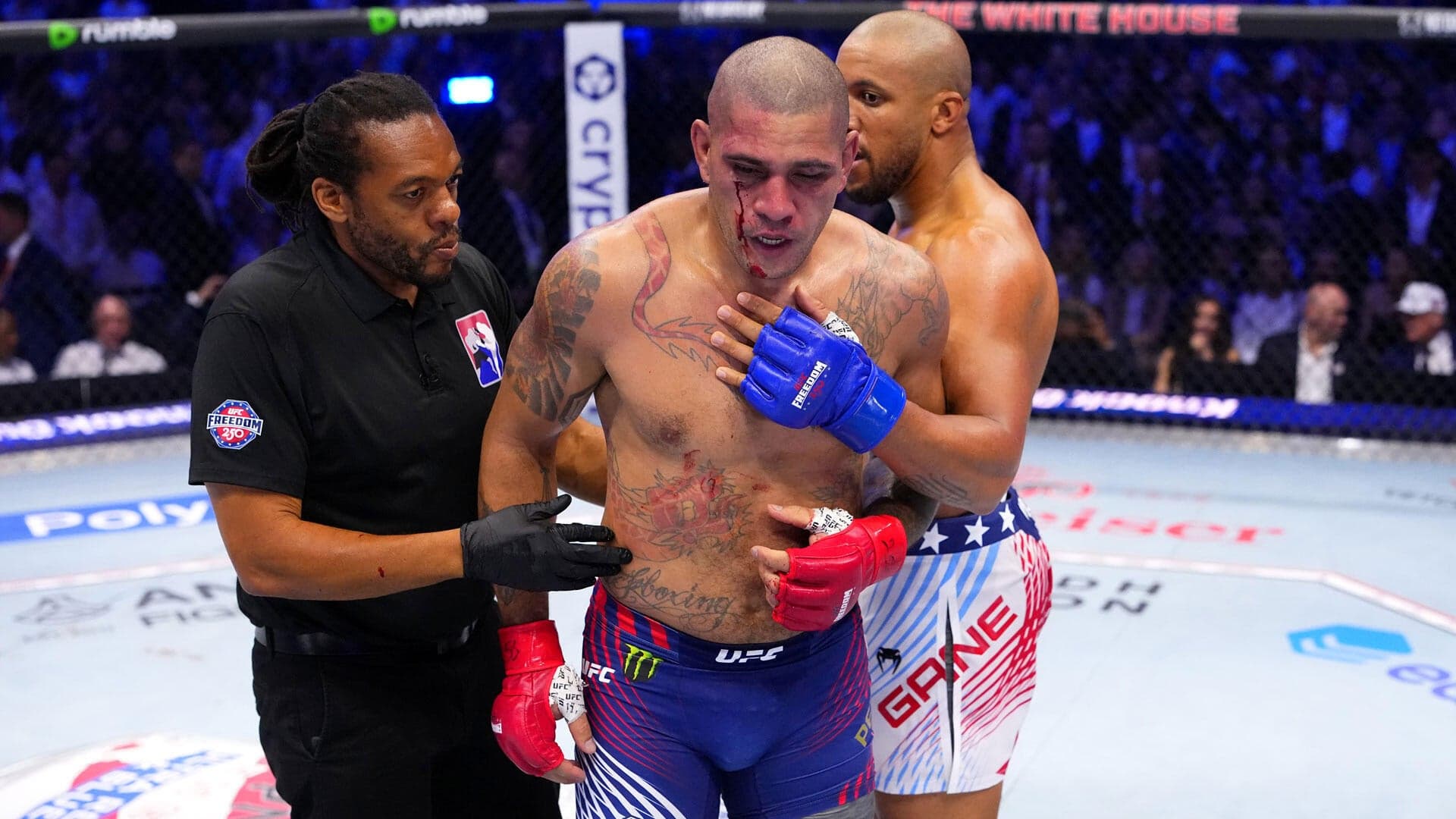 Alex Pereira demands punishment for 'coward' referee in Ciryl Gane fight: 'He is not a man'