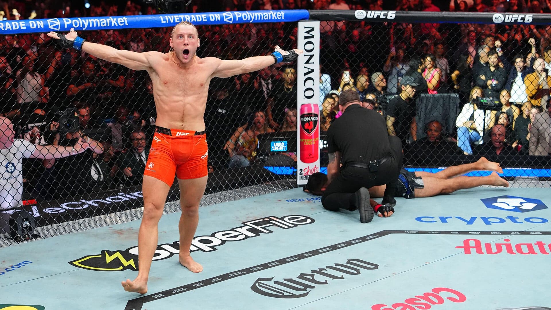 UFC 329: Paddy Pimblett stuns with fast submission of Benoit Saint Denis, calls out all lightweight contenders