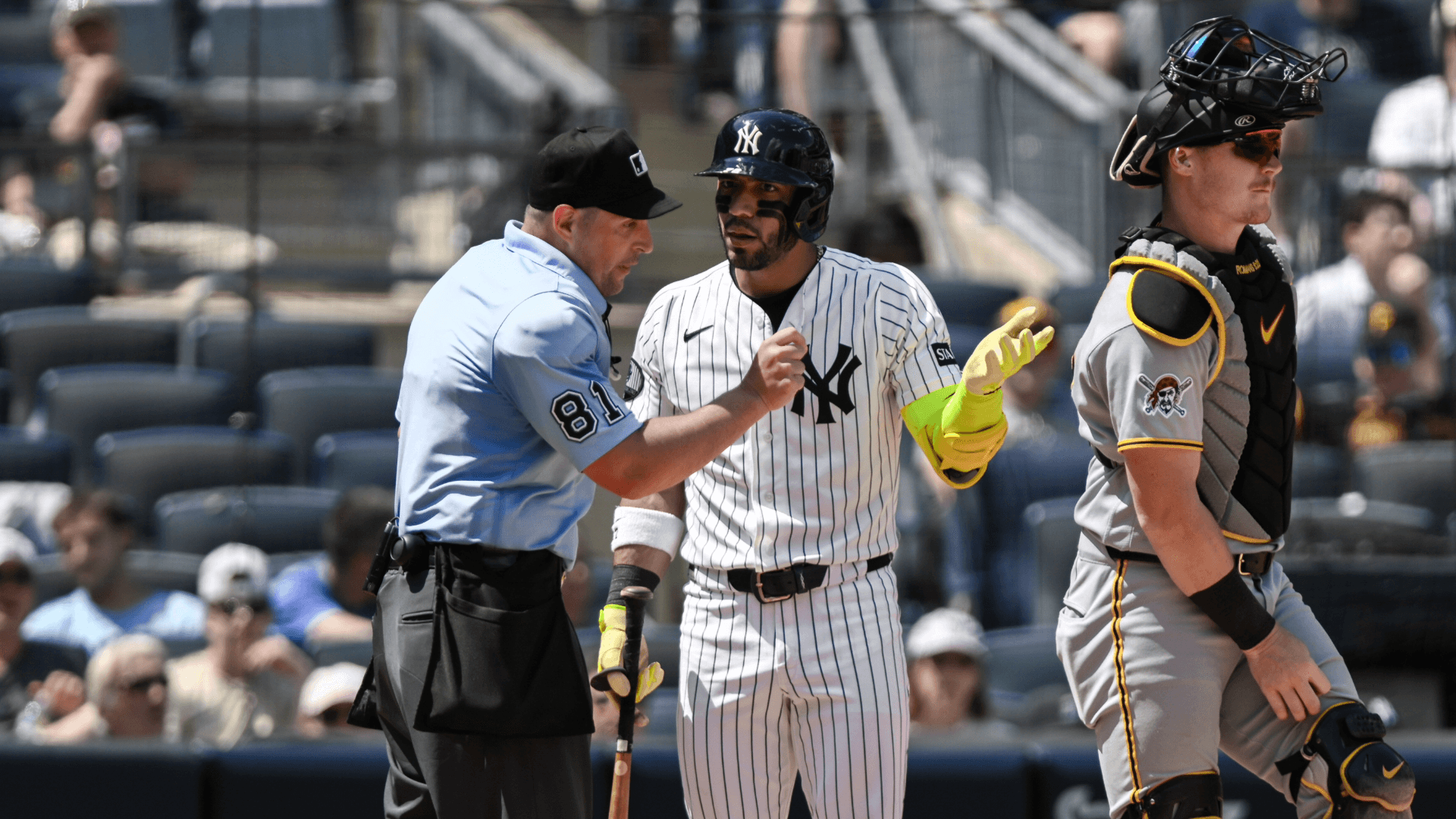 'Picking on me': Yankees' José Caballero fumes at MLB over pitch clock violation after new enforcement