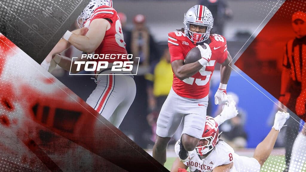 Tomorrow's Top 25 Today: Big Ten takeover in the top five in new college football rankings